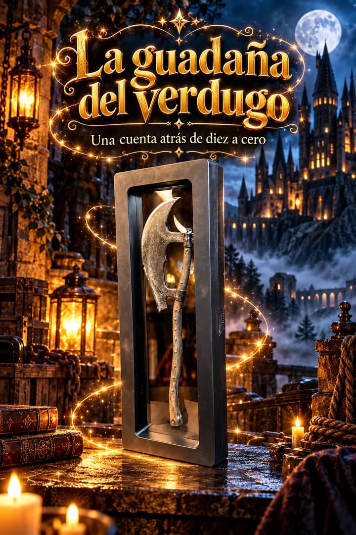 Die Sense des Henkers: so wird sie bemalt, im Countdown von zehn bis null