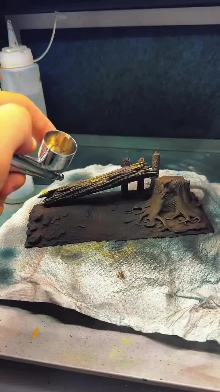 Diorama dell'Unicorno e del Mago Oscuro — Come si fa la Foresta Proibita: il diorama dell'unicorno passo dopo passo