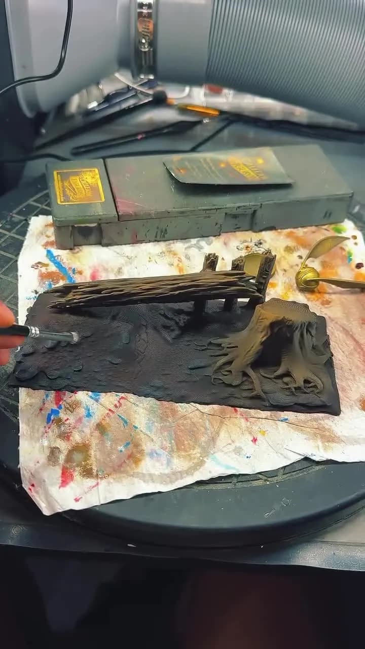 Diorama dell'Unicorno e del Mago Oscuro — Come si fa la Foresta Proibita: il diorama dell'unicorno passo dopo passo