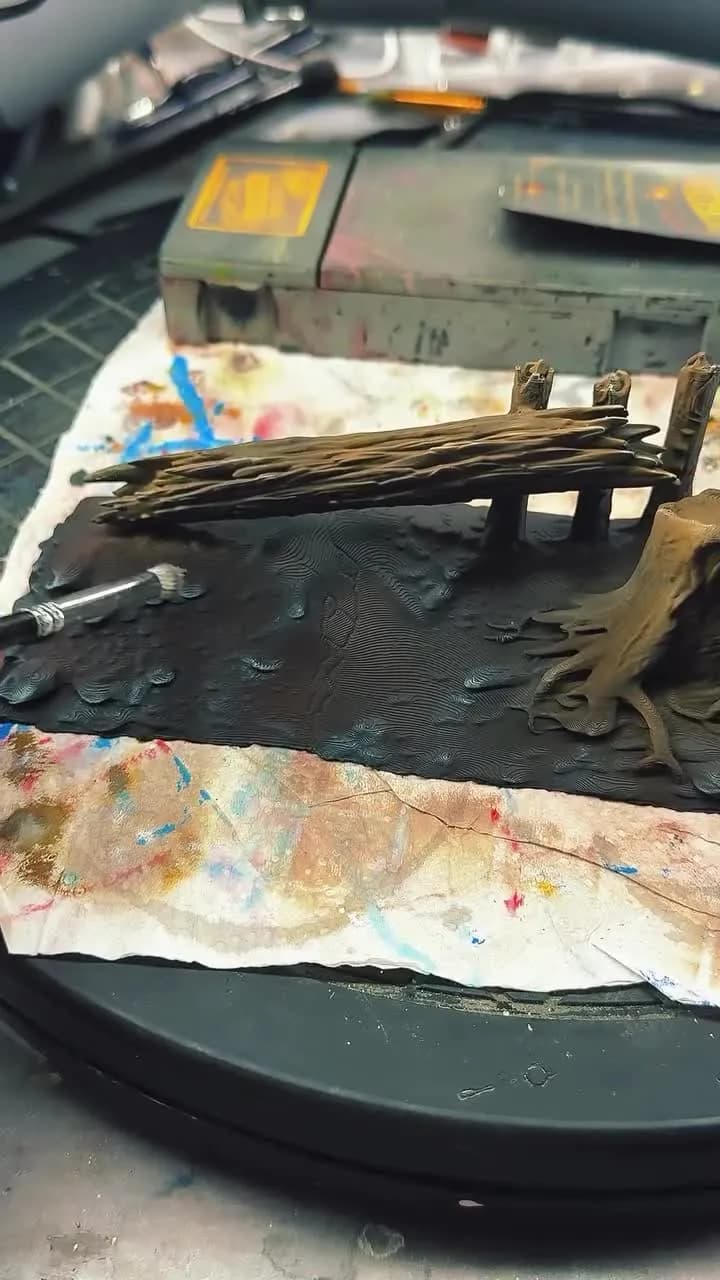 Diorama dell'Unicorno e del Mago Oscuro — Come si fa la Foresta Proibita: il diorama dell'unicorno passo dopo passo