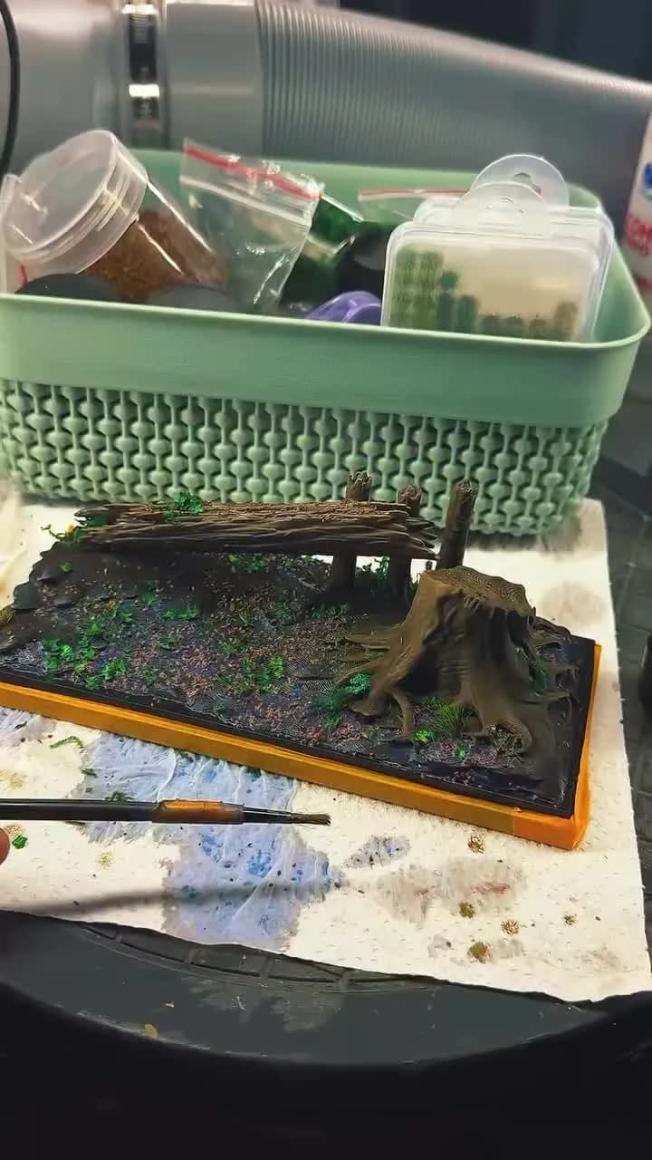 Diorama dell'Unicorno e del Mago Oscuro — Come si fa la Foresta Proibita: il diorama dell'unicorno passo dopo passo