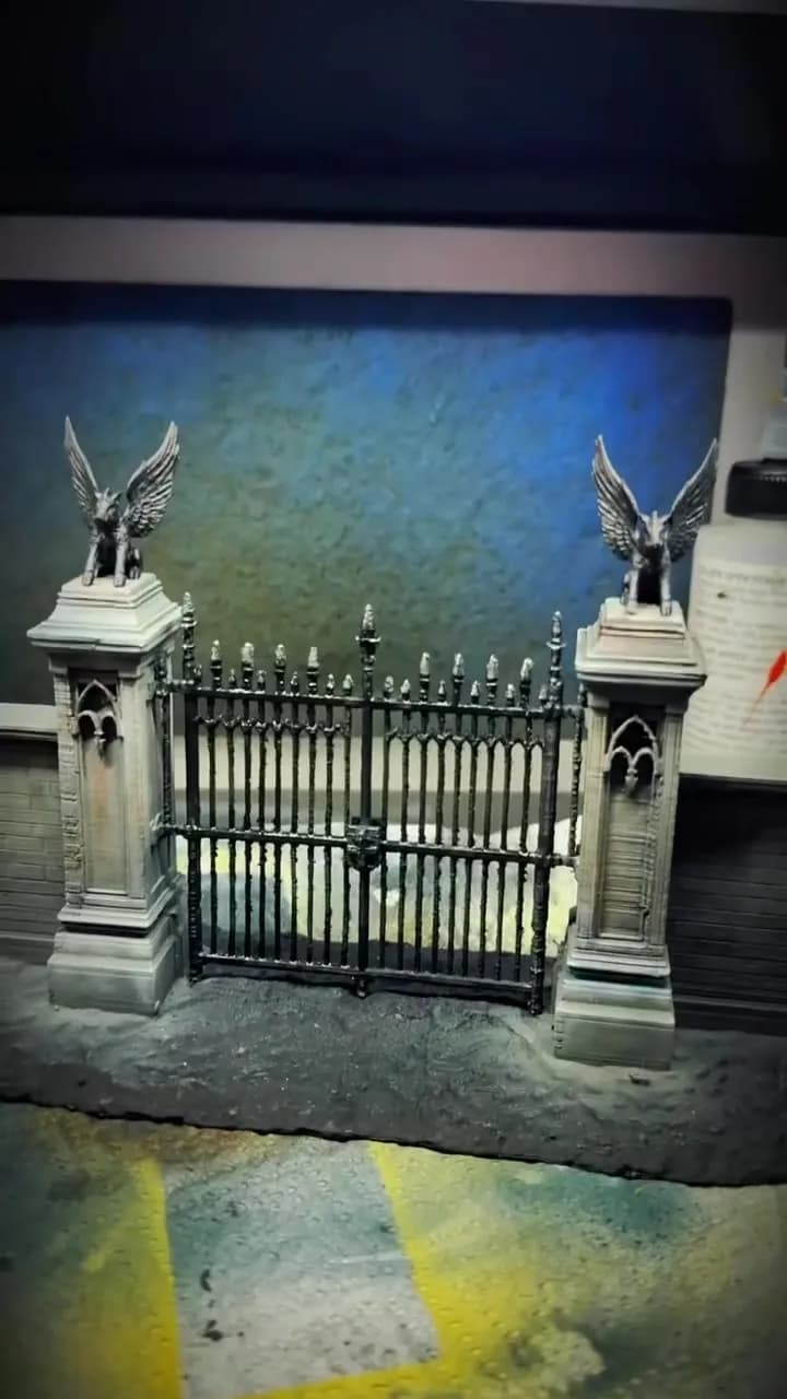 Entrée du château aux sangliers ailés — Les portes de Poudlard : le moment où tu arrives