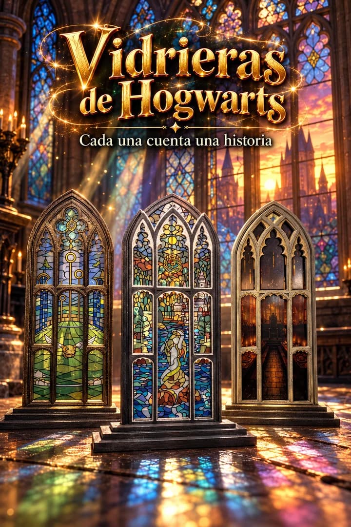 Hogwarts-Glasfenster: jedes erzählt eine Geschichte