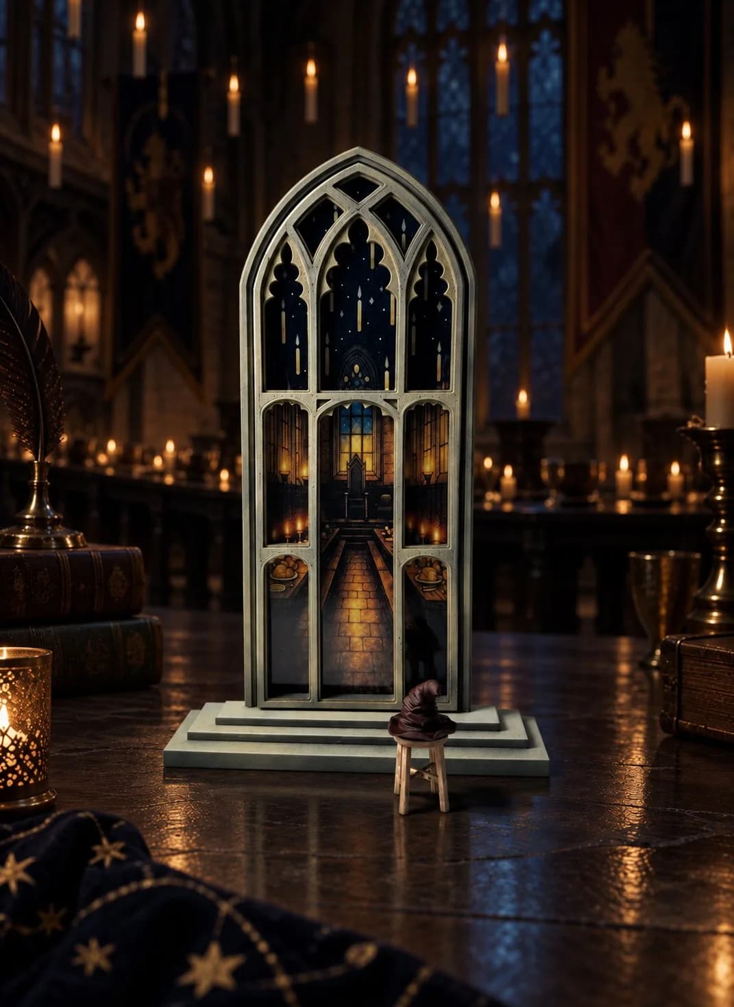 Hogwarts-Glasfenster — Hogwarts-Glasfenster: jedes erzählt eine Geschichte