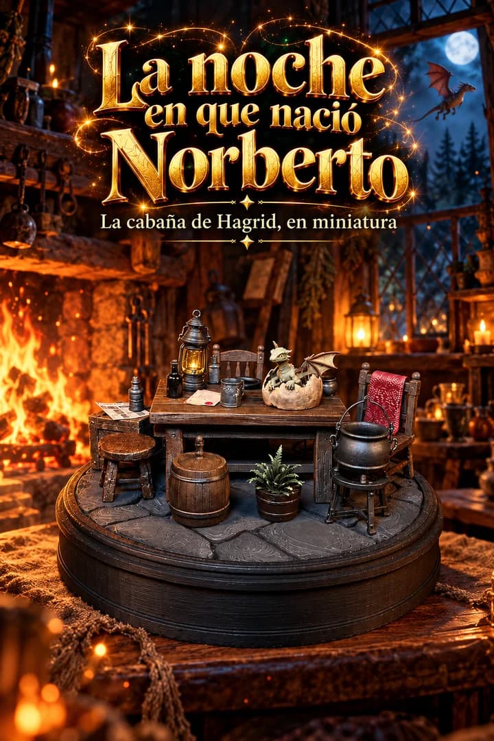 The Night Norbert Was Born: Hagrid's Hut in Miniature