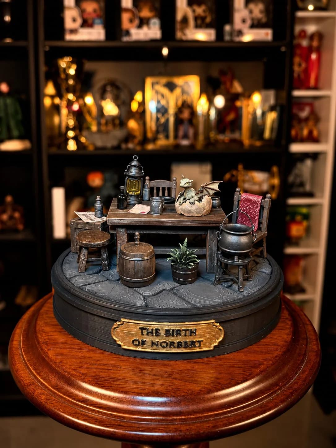 Dragon Hatching Diorama — The Night Norbert Was Born: Hagrid's Hut in Miniature