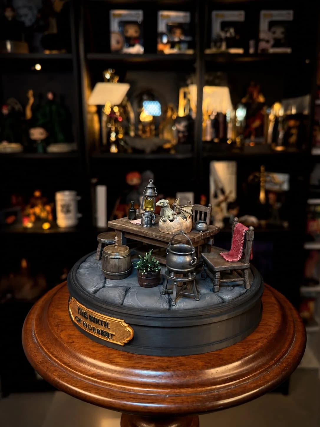 Dragon Hatching Diorama — The Night Norbert Was Born: Hagrid's Hut in Miniature