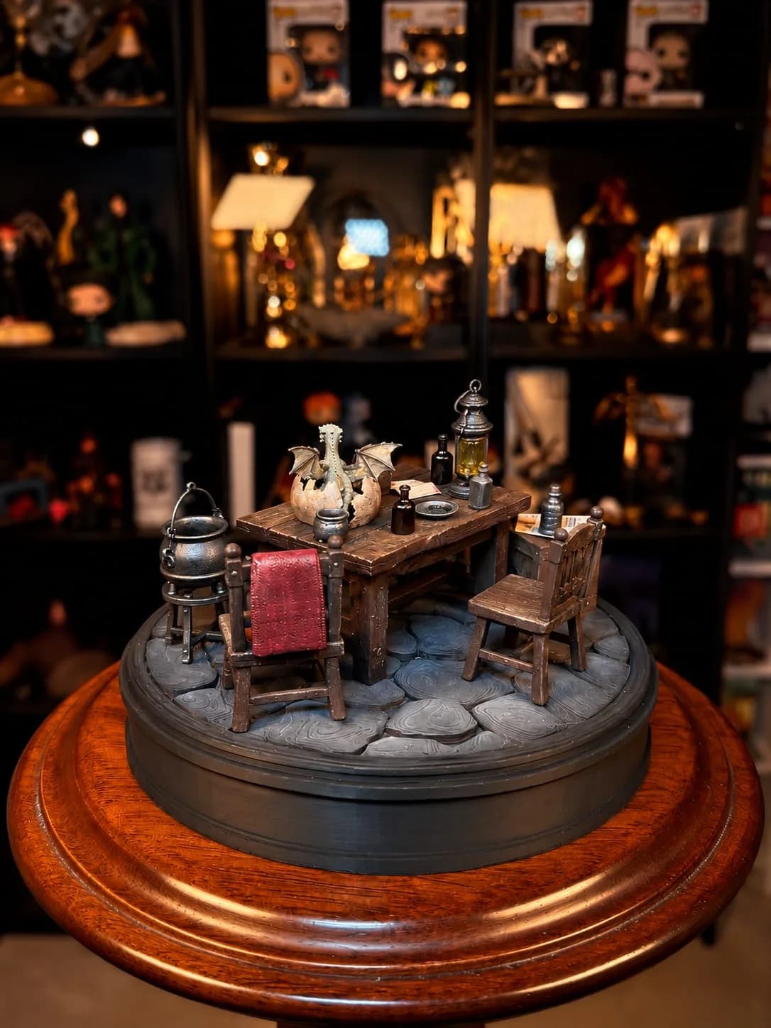 Dragon Hatching Diorama — The Night Norbert Was Born: Hagrid's Hut in Miniature