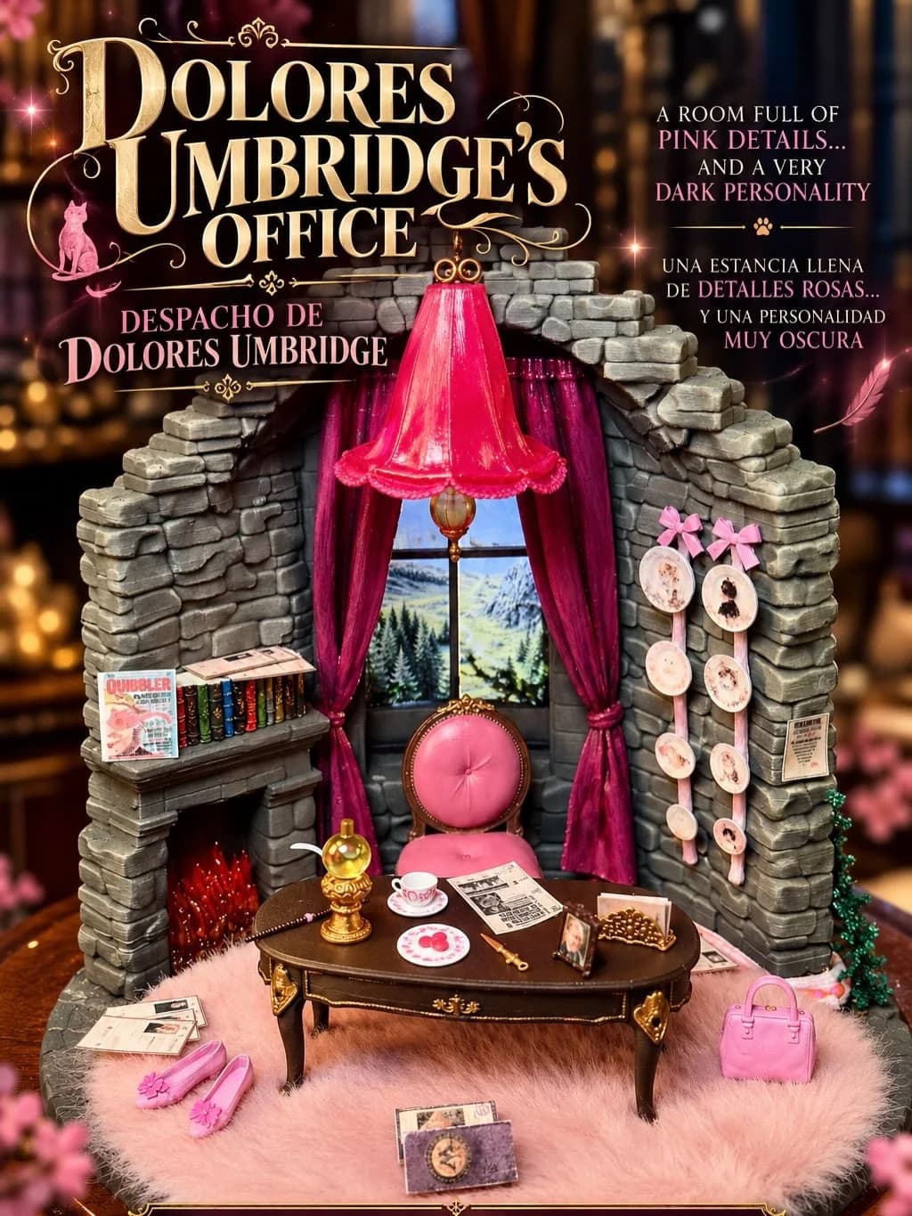 Los secretos del despacho rosa de Dolores Umbridge, en miniatura (1/3)