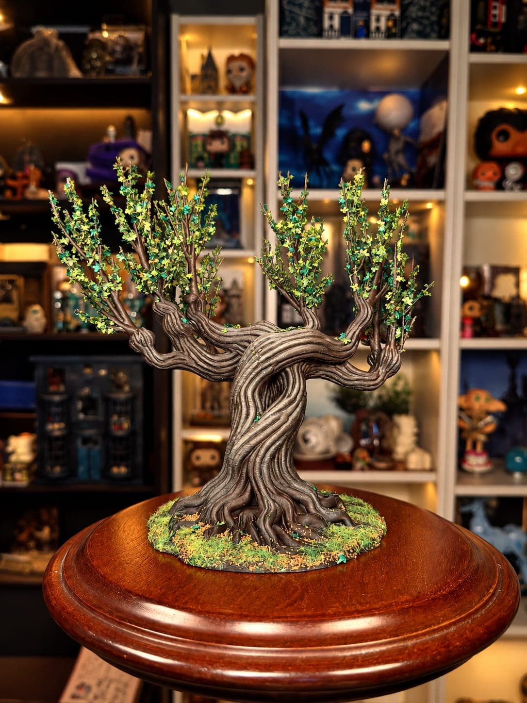 sauce boxeador de hogwarts arbol magico figura coleccionable mundo magico