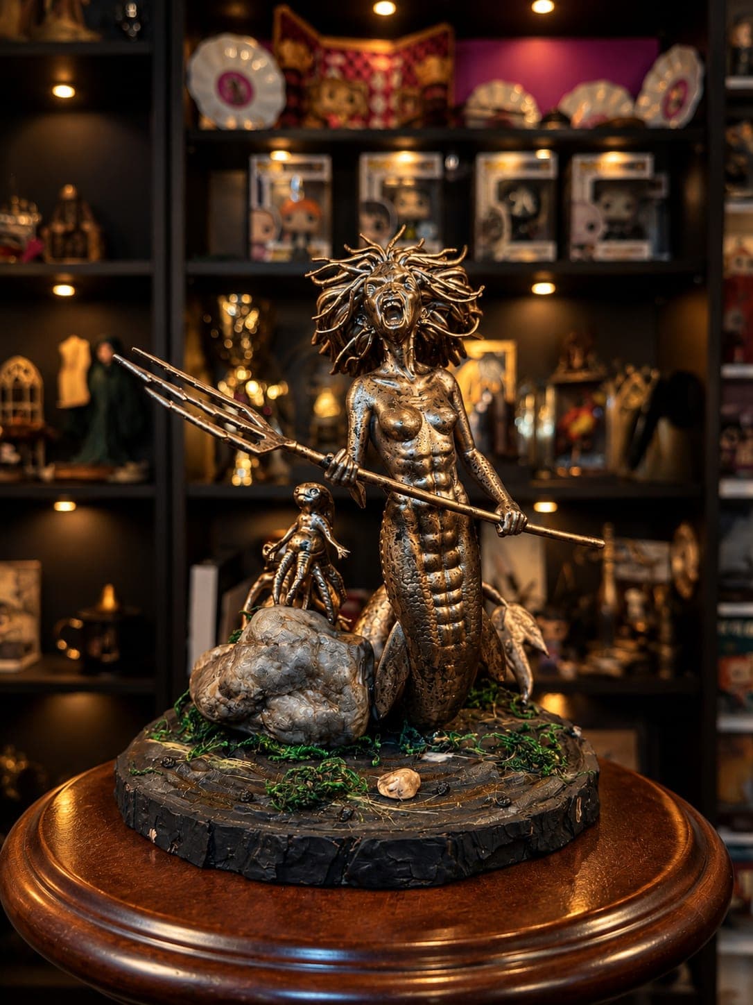 sirena del lago negro torneo de los tres magos figura coleccionable mundo magico