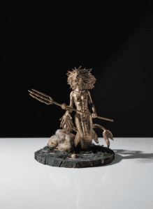 Diorama de la sirena del lago encantado