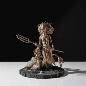 Diorama de la sirena del lago encantado