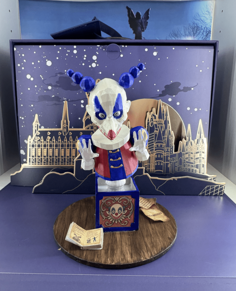 Payaso mágico en caja