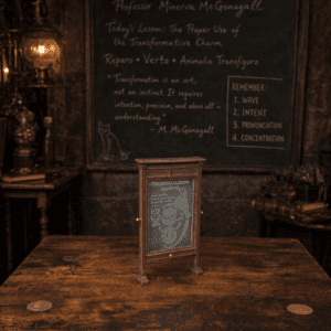 Pizarra del Aula de Transformación del Castillo Mágico