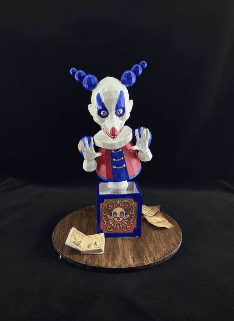 Payaso mágico en caja