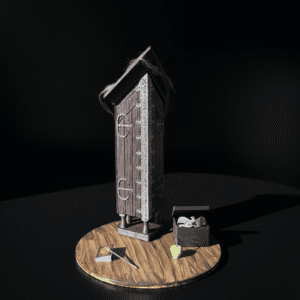 Diorama del armario evanescente encantado