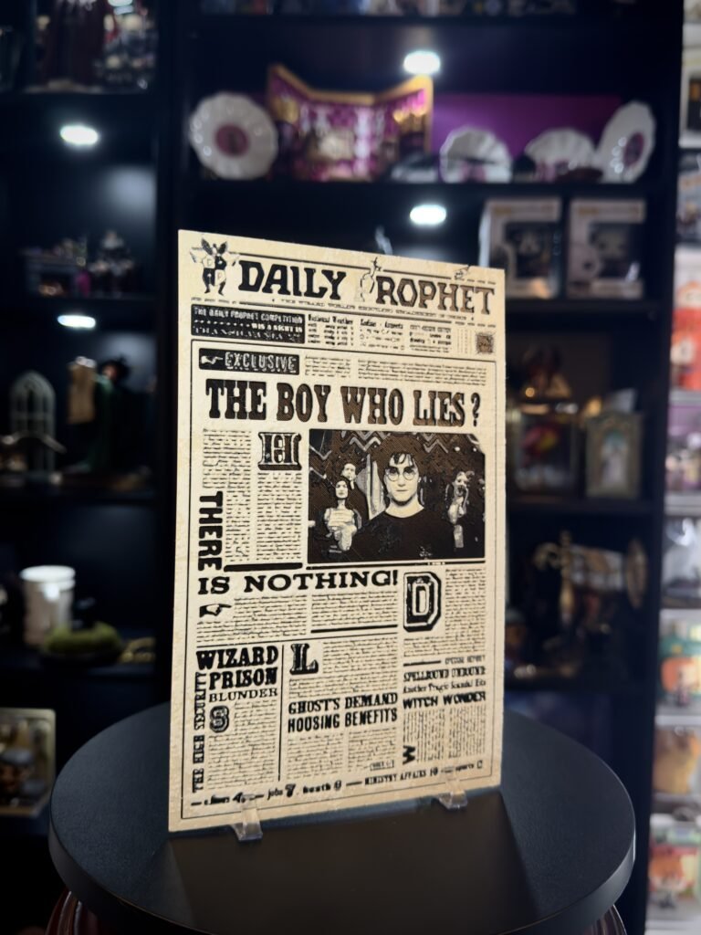 Ilustración 3D periodico mágico