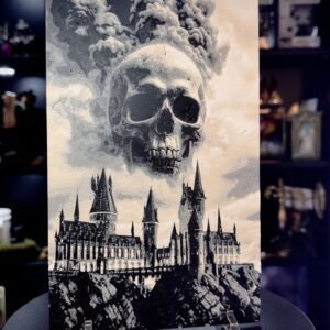 Ilustración 3D marca del mal